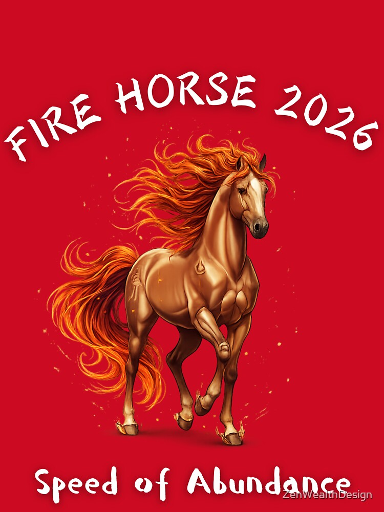 Fire Horse 2026 – Speed of Abundance by ZenWealthDesign