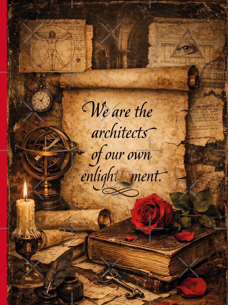 Philosophical quote – Dark Academia vintage aesthetics by Mauswohn