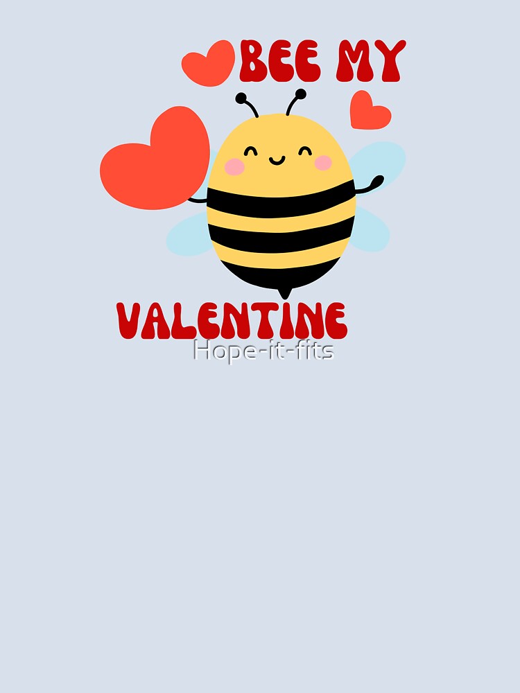 Valentine bee that has a lot of hearts to give, so it survives until next valentine. by Hope-it-fits