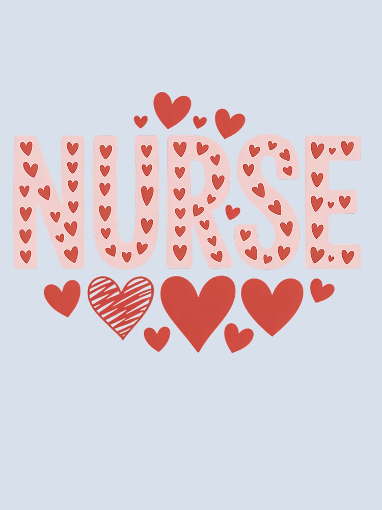 Women's Nurse Valentines Shirt Funny Valentine by BlassmausArt