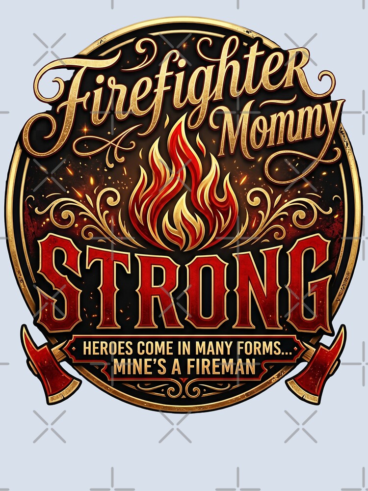 Firefighter Mommy Gift – Firewife Strong Proud Hero Family by Im-Ara