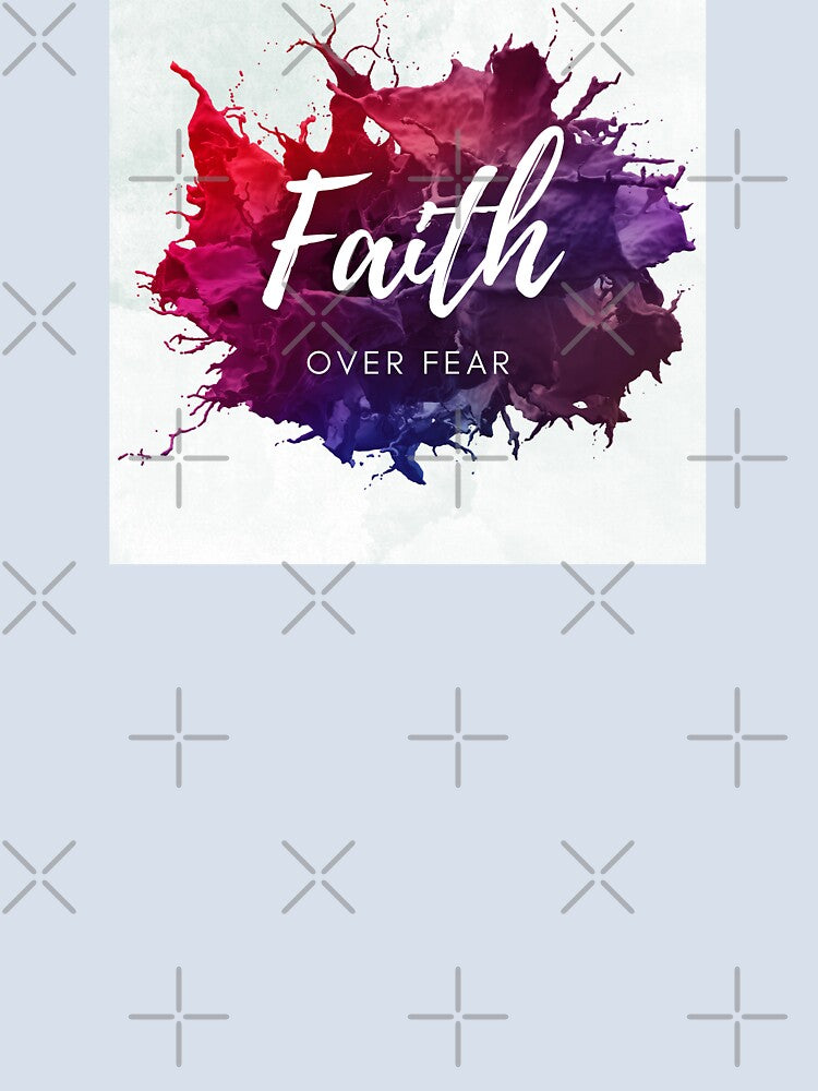 Faith over fear logo sticker by YeshuaCreations