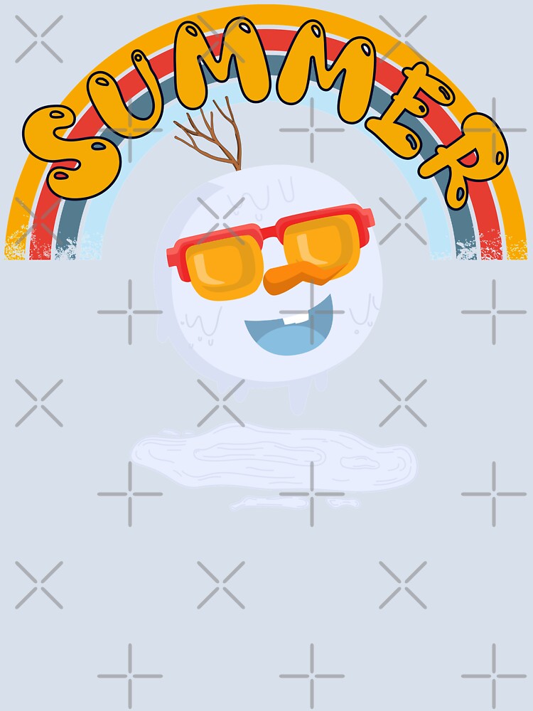 Summer Snowman - Funny Summer Snowman Design Summer Gift by yeknow