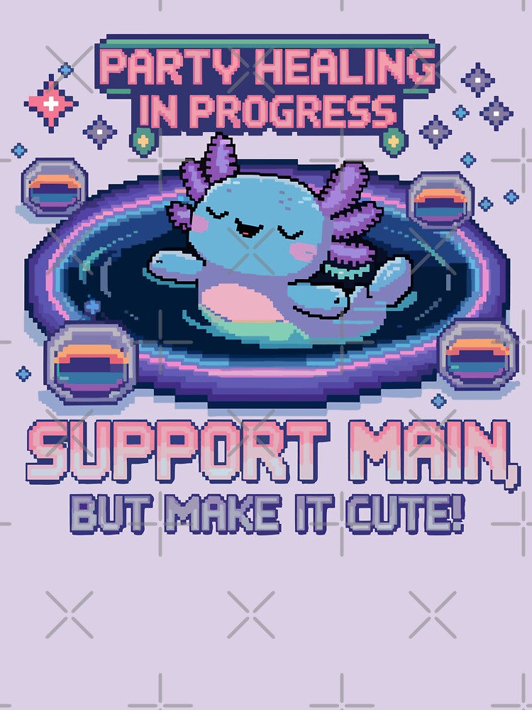 Cute Axolotl Pixel Art by NaturePixel