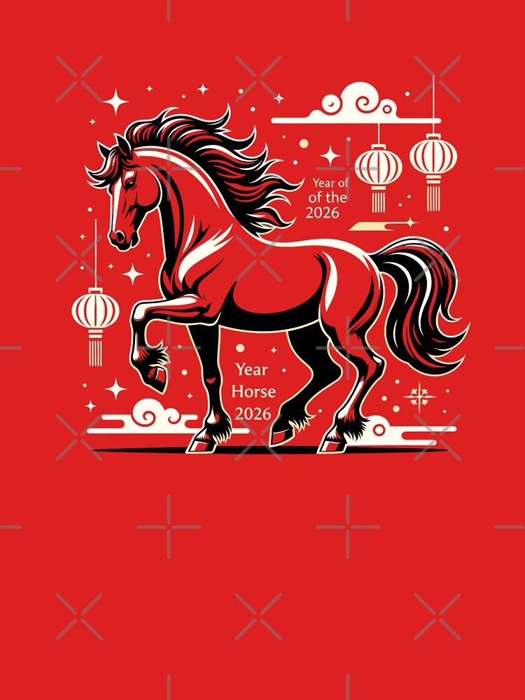Modern Lunar Horse Graphic by GrumpySableye