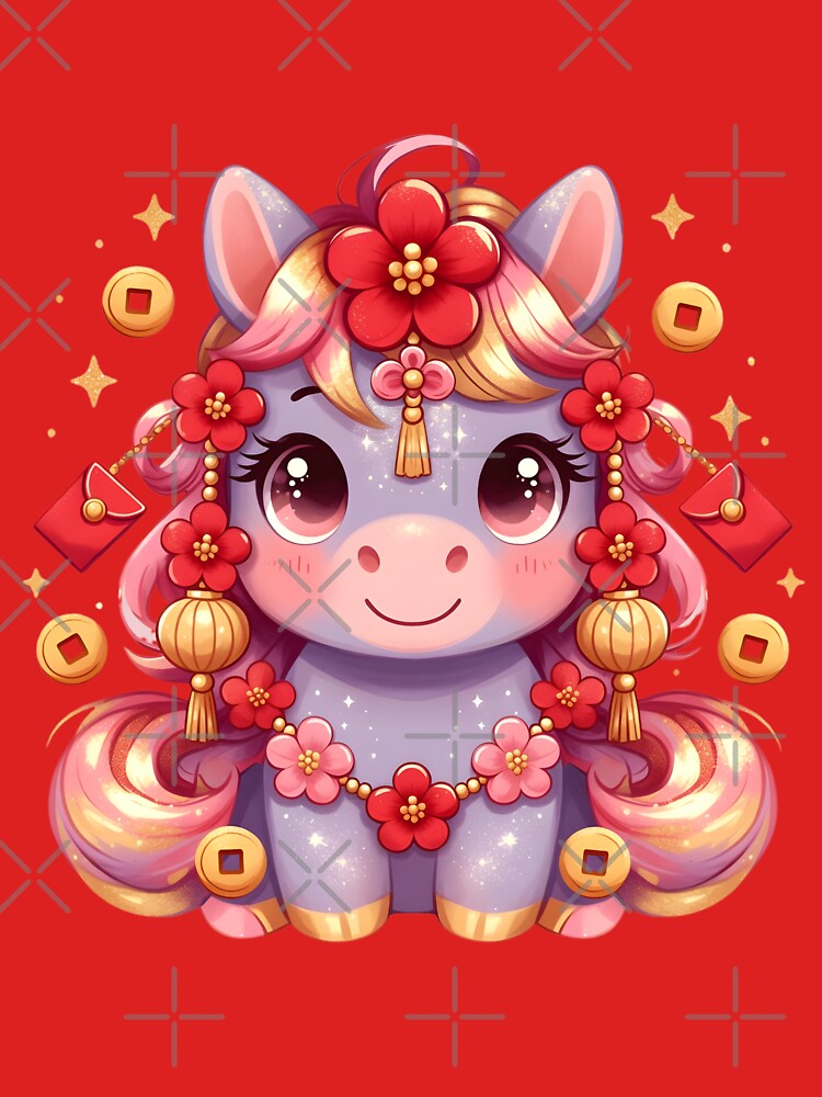 Sweet Lunar Horse 2026 Cherry Blossom by GrumpySableye
