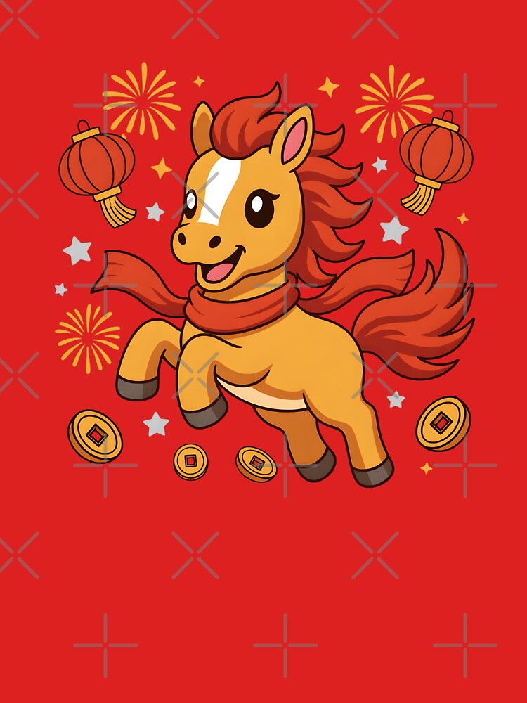 Chibi Horse Mascot Year of the Horse Baby Onesie by GrumpySableye