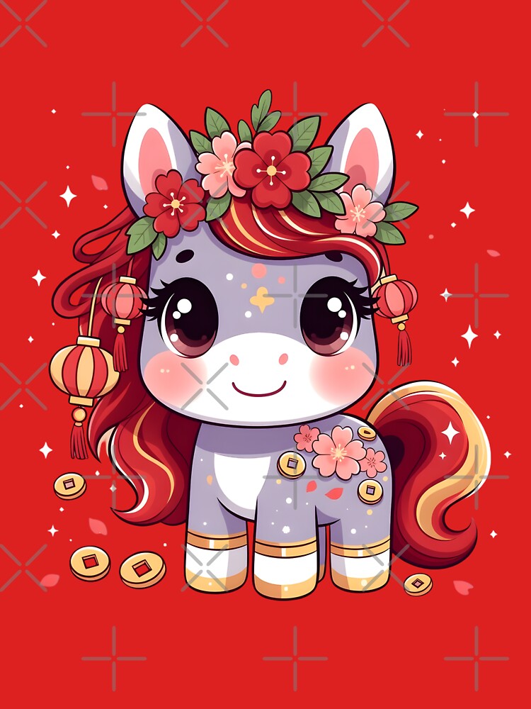 Kawaii Spring Festival Horse 2026 by GrumpySableye