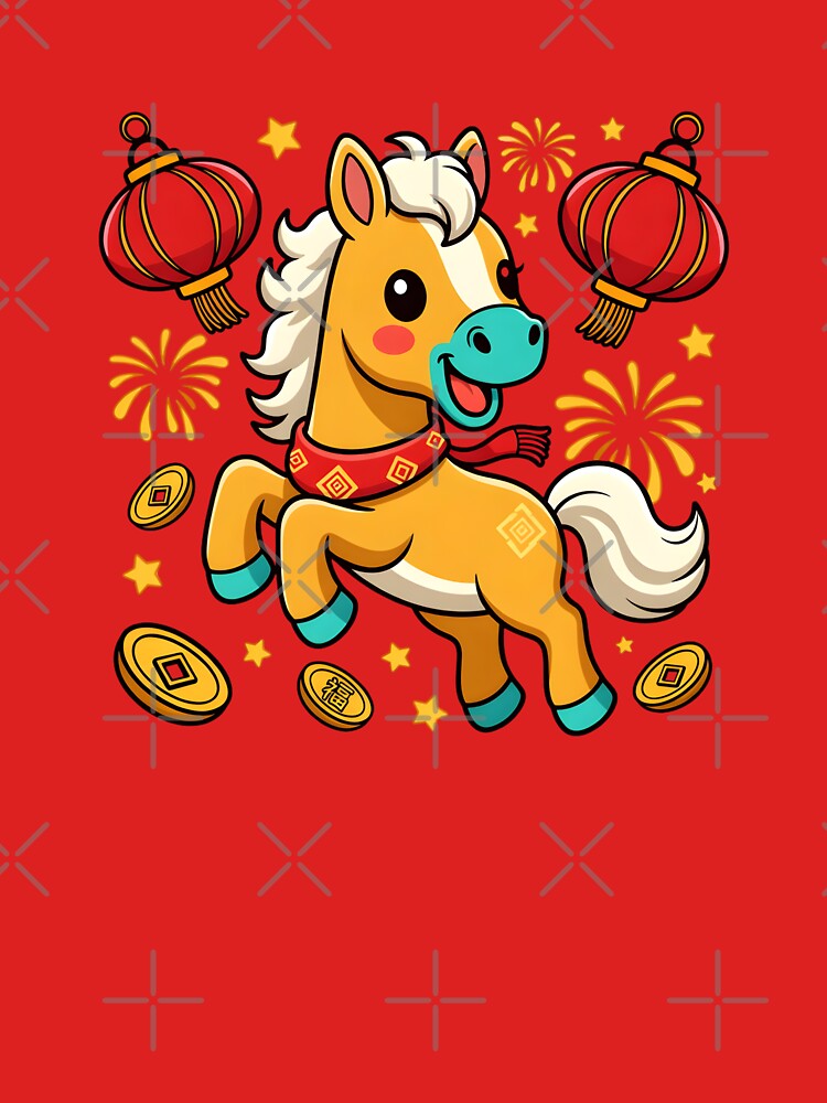 Cute Baby Horse 2026 Chinese New Year Toddler by GrumpySableye