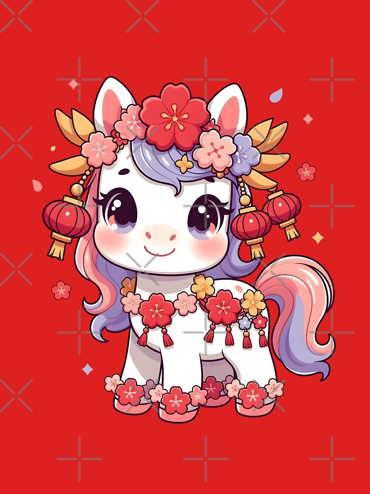Adorable Chinese New Year Horse for Girls by GrumpySableye