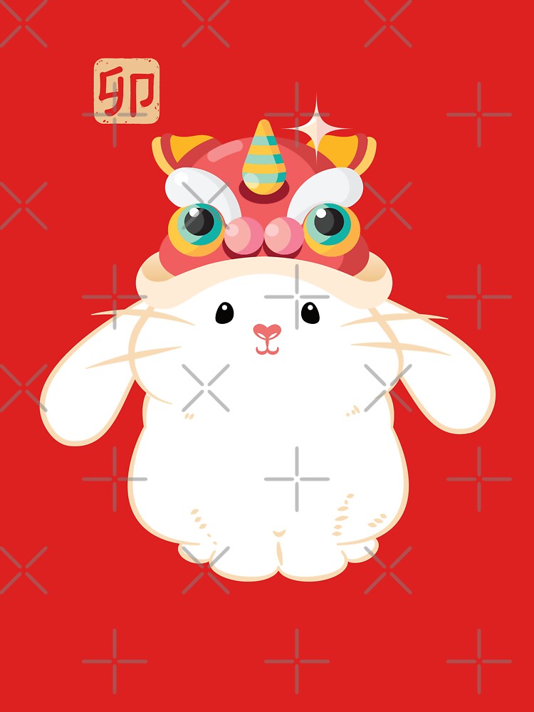 Chinese New Year 2023 - Dragon dance Rabbit by Lulupainting