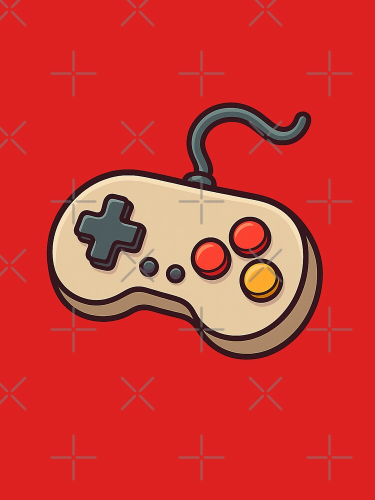 Retro Joystick T-Shirt – Gaming Vibes by SarcastiCool