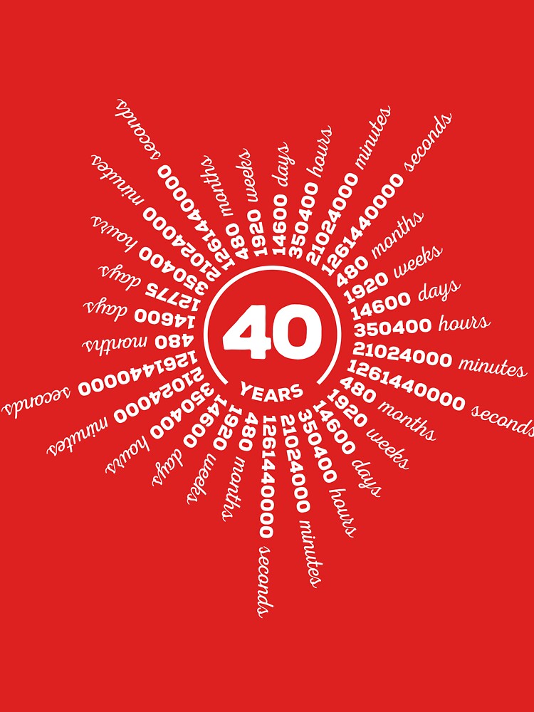 40th Wedding Anniversary Gifts Mag For Lovers by MemWear