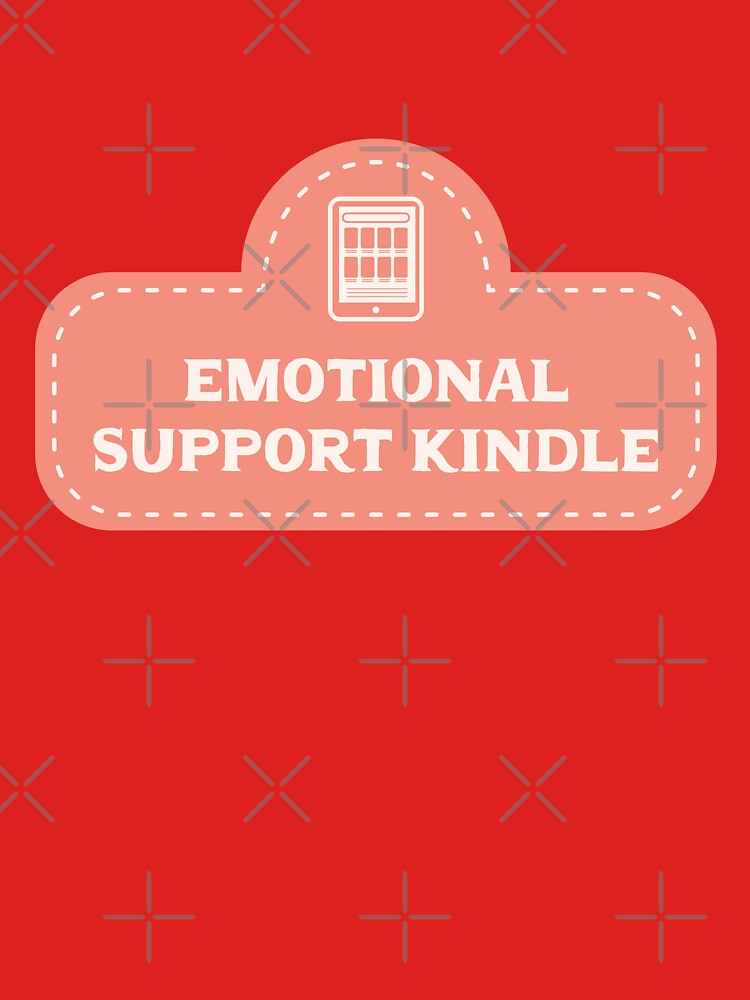 Emotional Support Kindle - Red by rainytheday