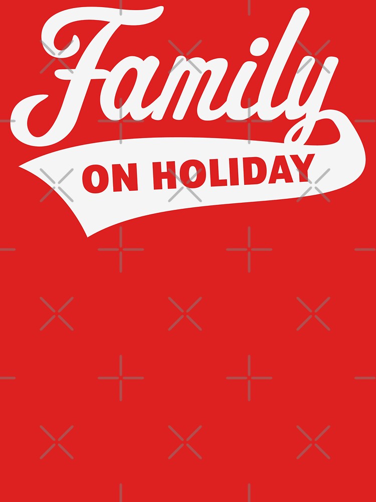 Family On Holiday (Family Vacation / White) by MrFaulbaum