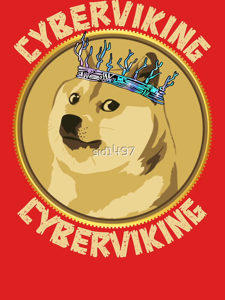 The cyberviking dogecoin by SidTastic
