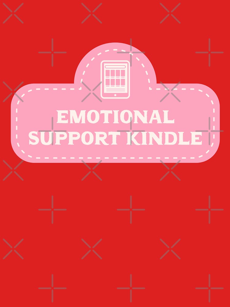 Emotional Support Kindle - Pink by rainytheday
