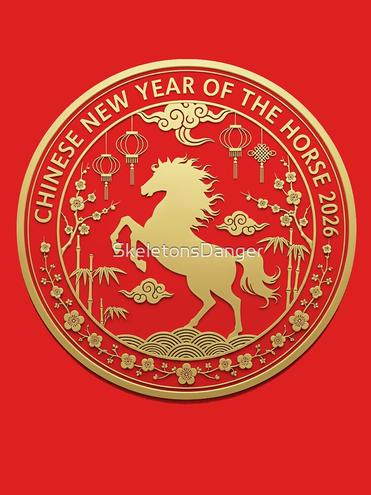 Chinese New Year of the Horse 2026 Joyful Celebration Ahead by SkeletonsDanger