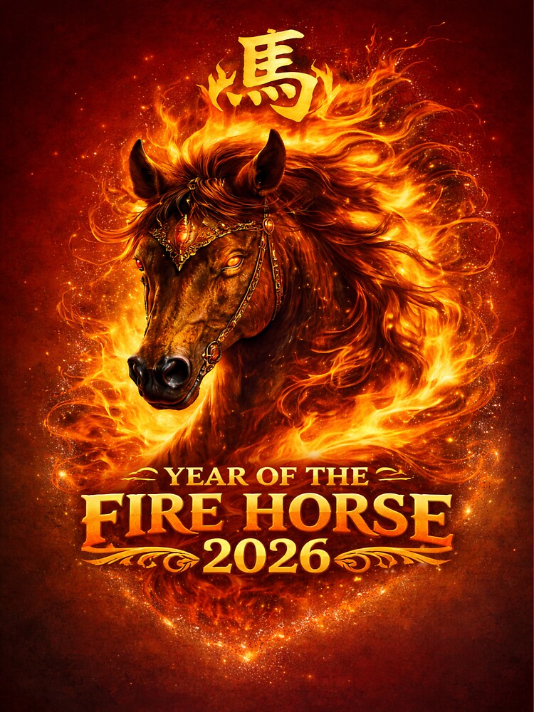 Fire Horse 2026 – Year of the Fire Horse by Anamcaradivine