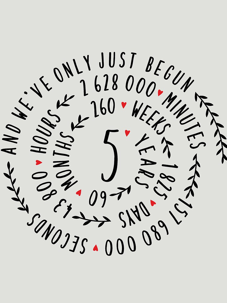 5th Wedding Anniversary Gifts Mag For Lovers by MemWear