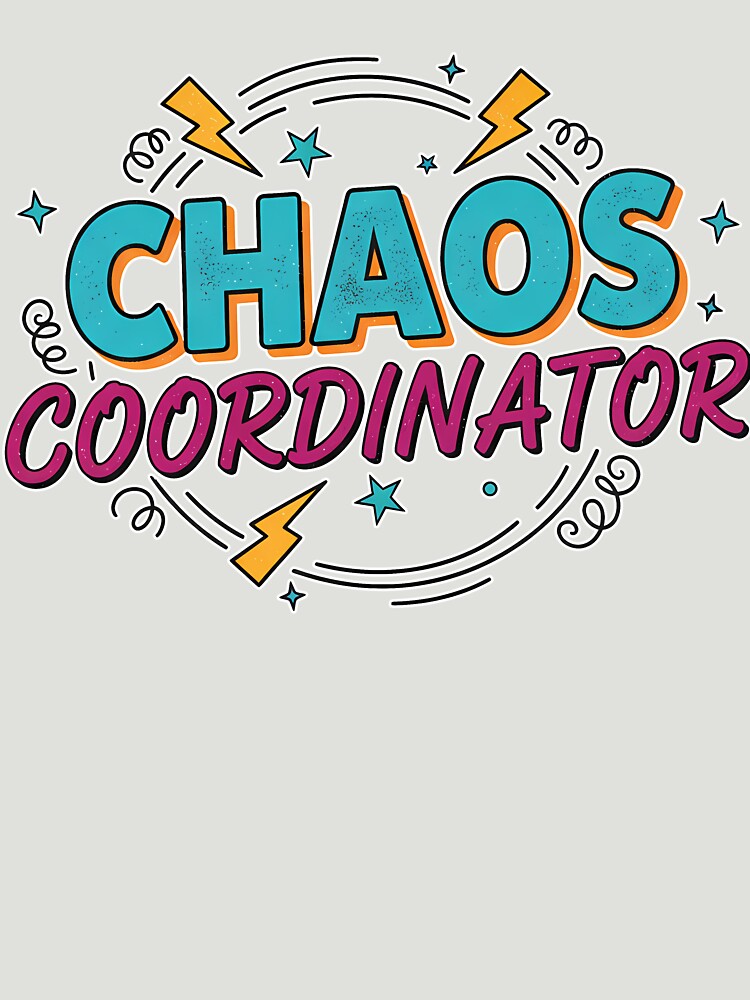 Chaos Coordinator Funny Mom & Dad Life Gift Parenting Humor by amzwag