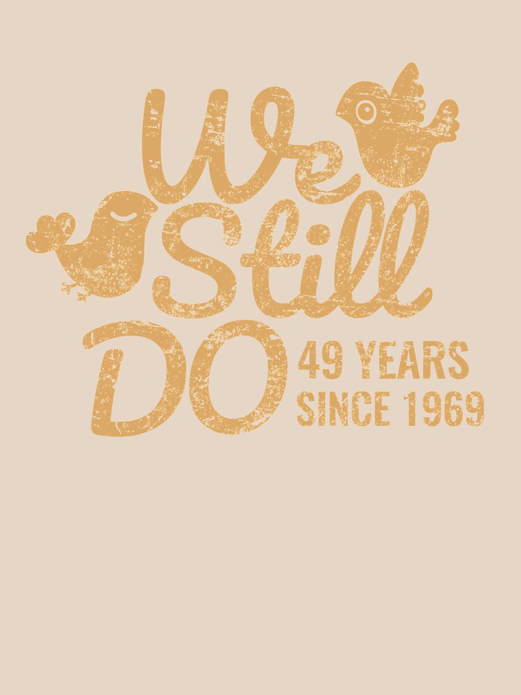 49th Wedding Anniversary Tee Forty-Nine Years of Marriage Matching T-shirt, Phone Cases And Other Gifts by MemWear