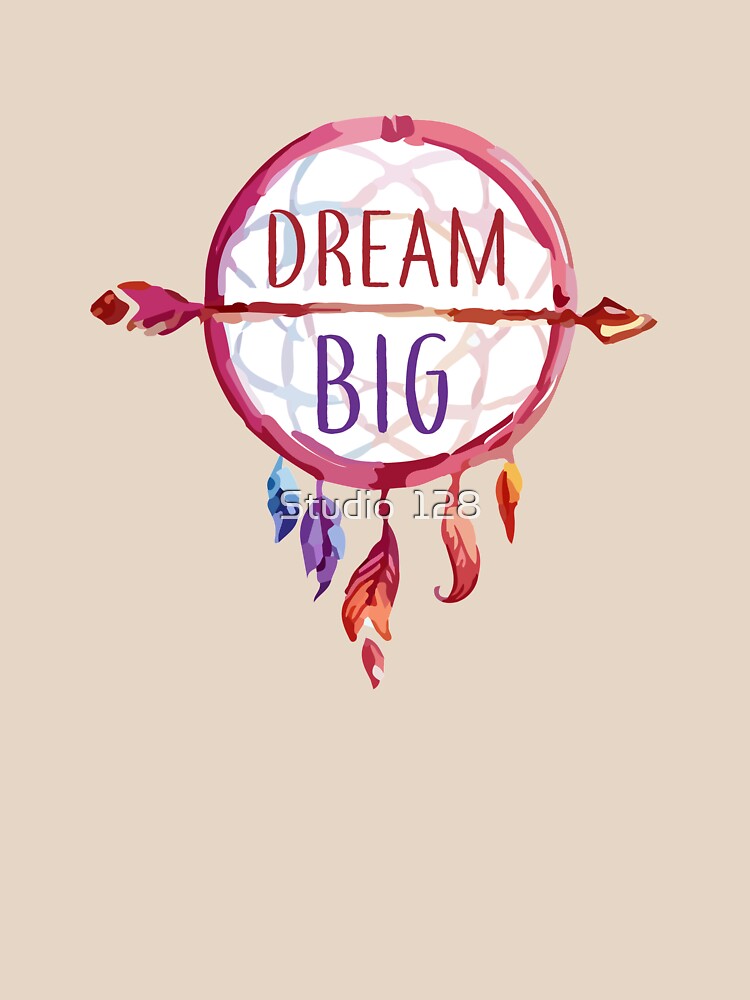 Dream Big Watercolor Dreamcatcher by Studio  128