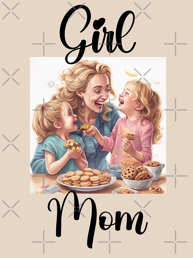 Sweet Girl Mom T-Shirt/ Cute Girl Mom Sweatshirt/ Mothers Day Gifts/Girl Mom Apron/ Baby Shower T-Shirt Gift by KingdomKubs