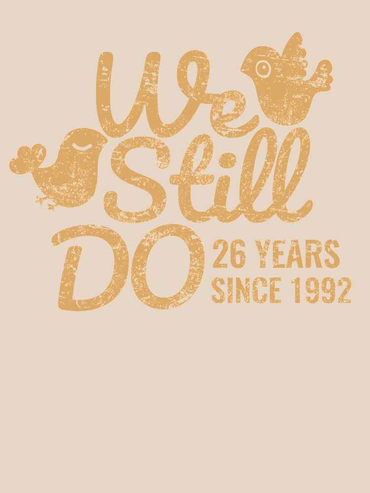 26th Wedding Anniversary Tee Twenty-Six Years of Marriage Couple Clothing, Phone Cases And Other Gifts by MemWear