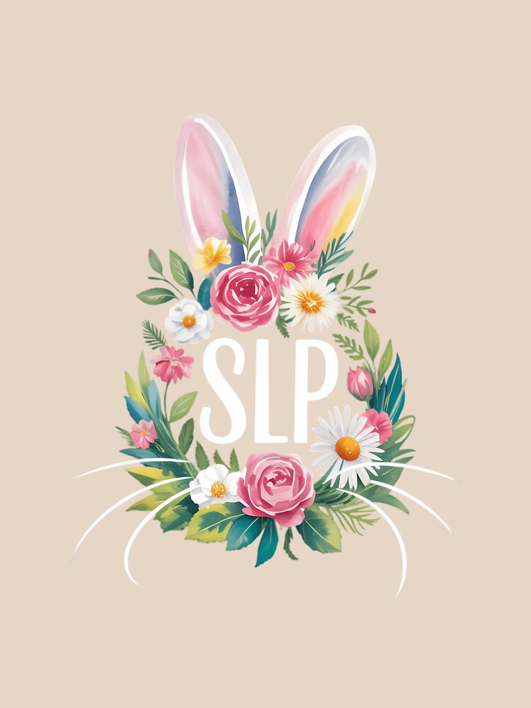 Cute Easter Egg SLP Bunny Lover Easter Day by FaithAbbott