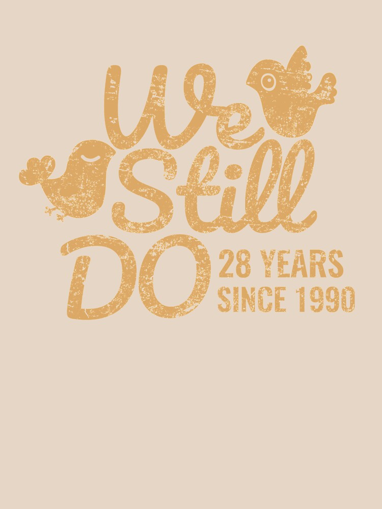 28th Wedding Anniversary Tee Twenty-Eight Years of Marriage Matching T-shirt, Phone Cases And Other Gifts by MemWear