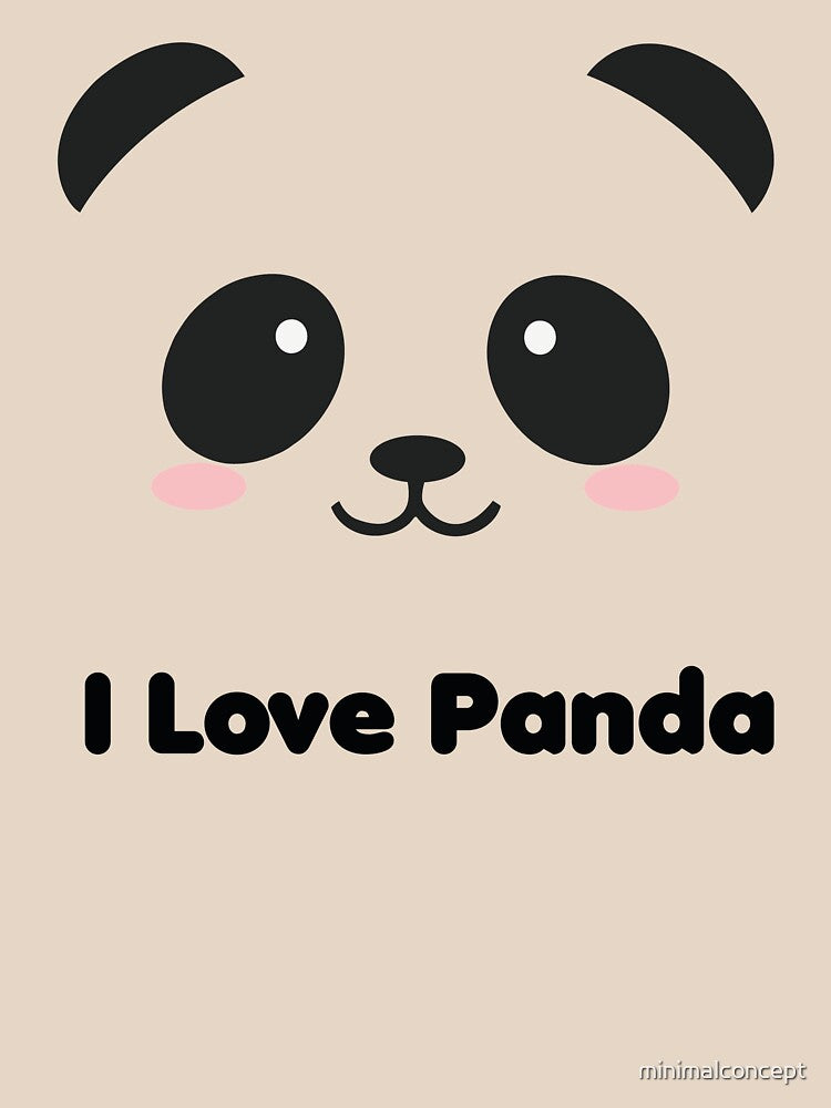 I Love Panda by minimalconcept