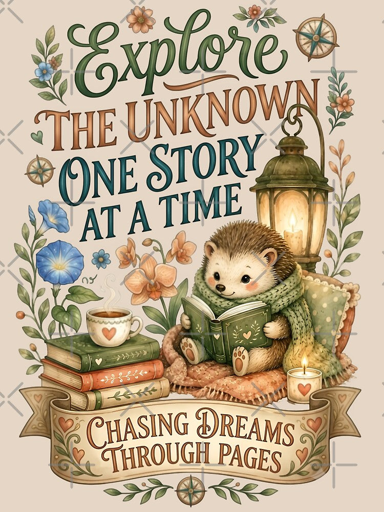 Explore The Unknown One Story At A Time Cozy Reader by Sovereign Supply Co.