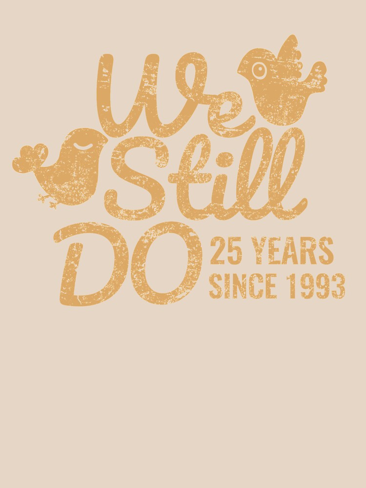 Silver Wedding Anniversary Tee Twenty-Five Years of Marriage Matching T-shirt, Phone Cases And Other Gifts by MemWear