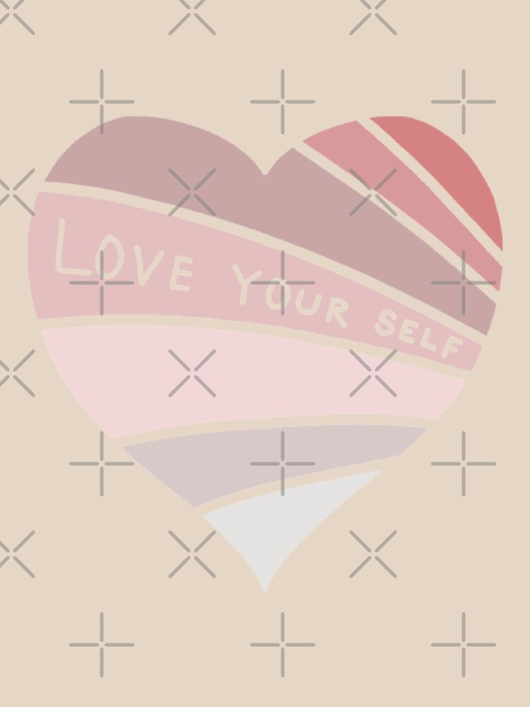 Love your self, inspirational life quote (colour palette , color palete) by Sanaura