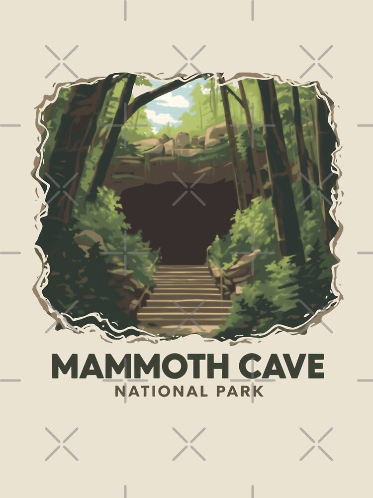 Mammoth Cave National Park Visitor Souvenir Travel Explorer by Simsimah26Parks