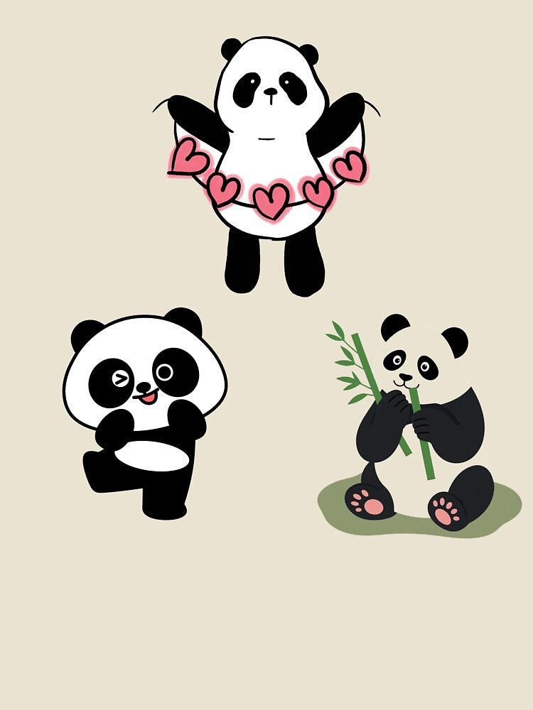 Cute Panda Sticker Pack | Kawaii Panda Collection by MAStrends