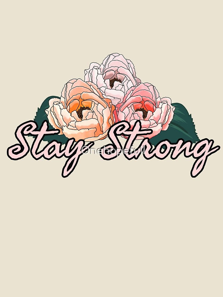 Stay strong peonies by Onehopefull