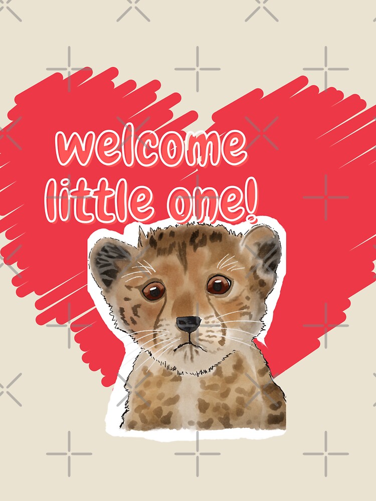Welcome Little One - Baby Cheetah - Welcoming a Baby by BunnyBizarre