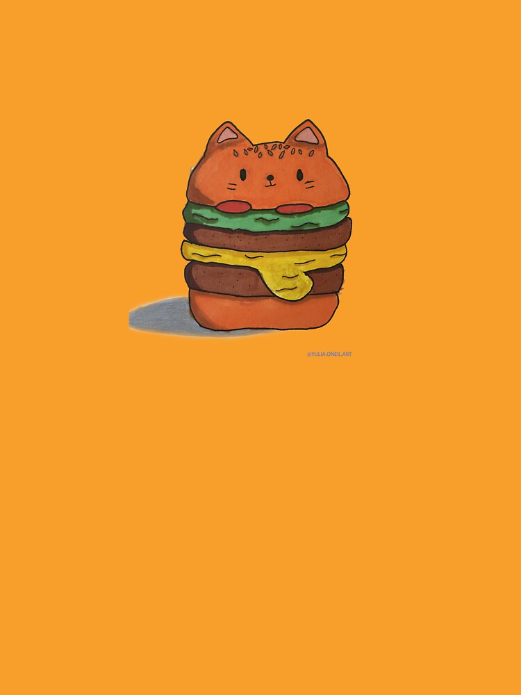 Cute Cheeseborgcat by yulia.oneil.art