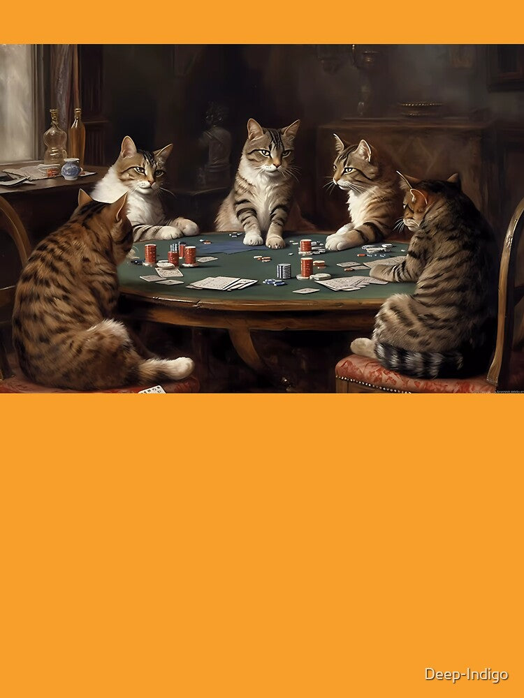 Cats Playing Poker by Deep-Indigo