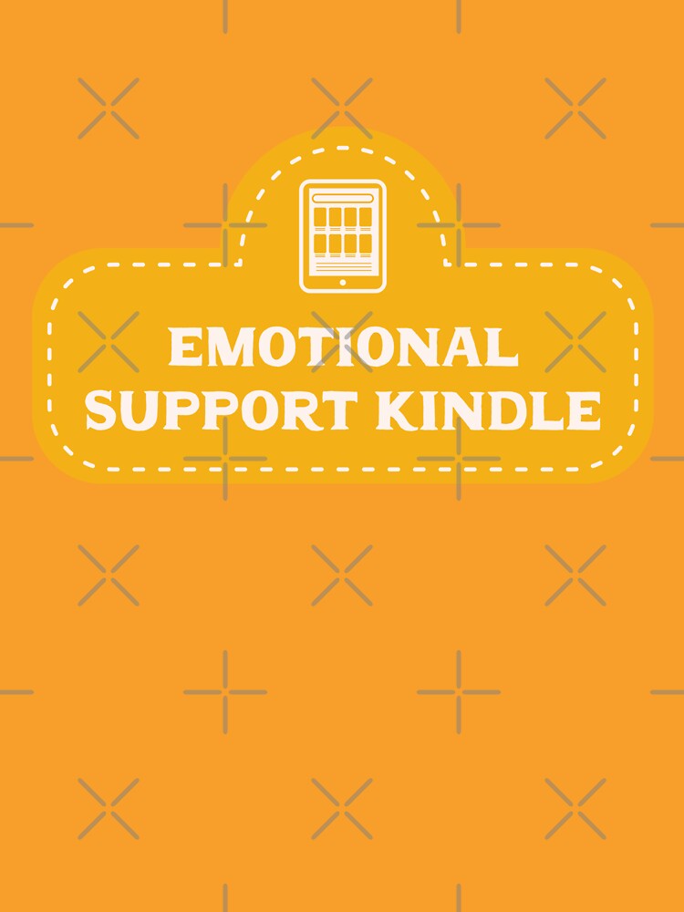 Emotional Support Kindle - Yellow by rainytheday