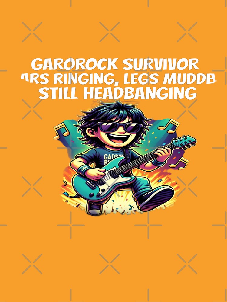 Garorock Survivor – Ears Ringing, Legs Muddy, Still Headbanging | Funny Rock Festival T-Shirt by Sushikidsntod
