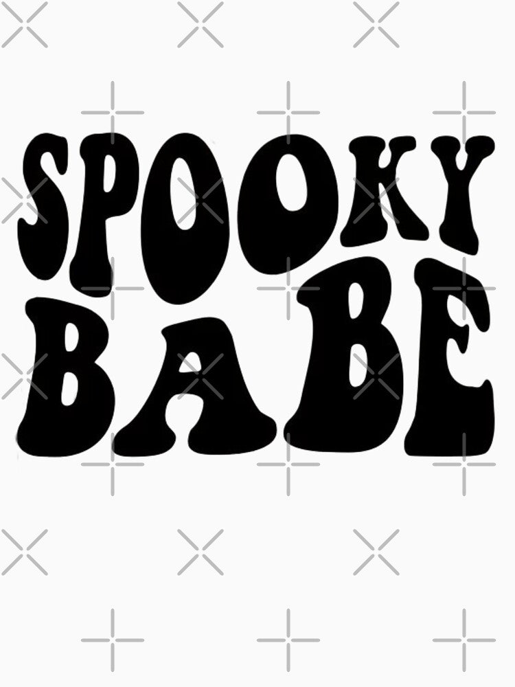 spooky babe, halloween groovy retro autumn atmosphere by Sophistical