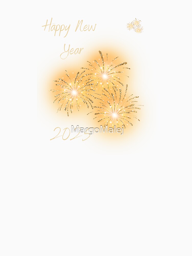 Happy New Year 2025 in gold by MargoMalej