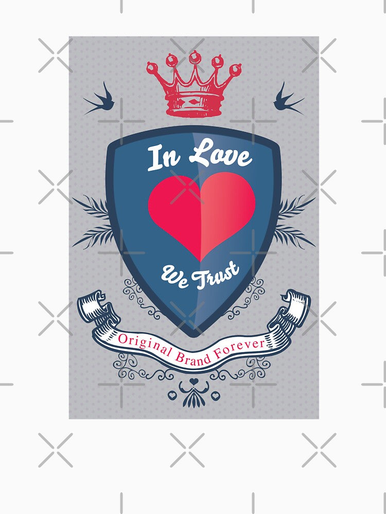 In Love We Trust Romantic Graphic – Couples Hoodie & Heartfelt Gift by DreamFlux