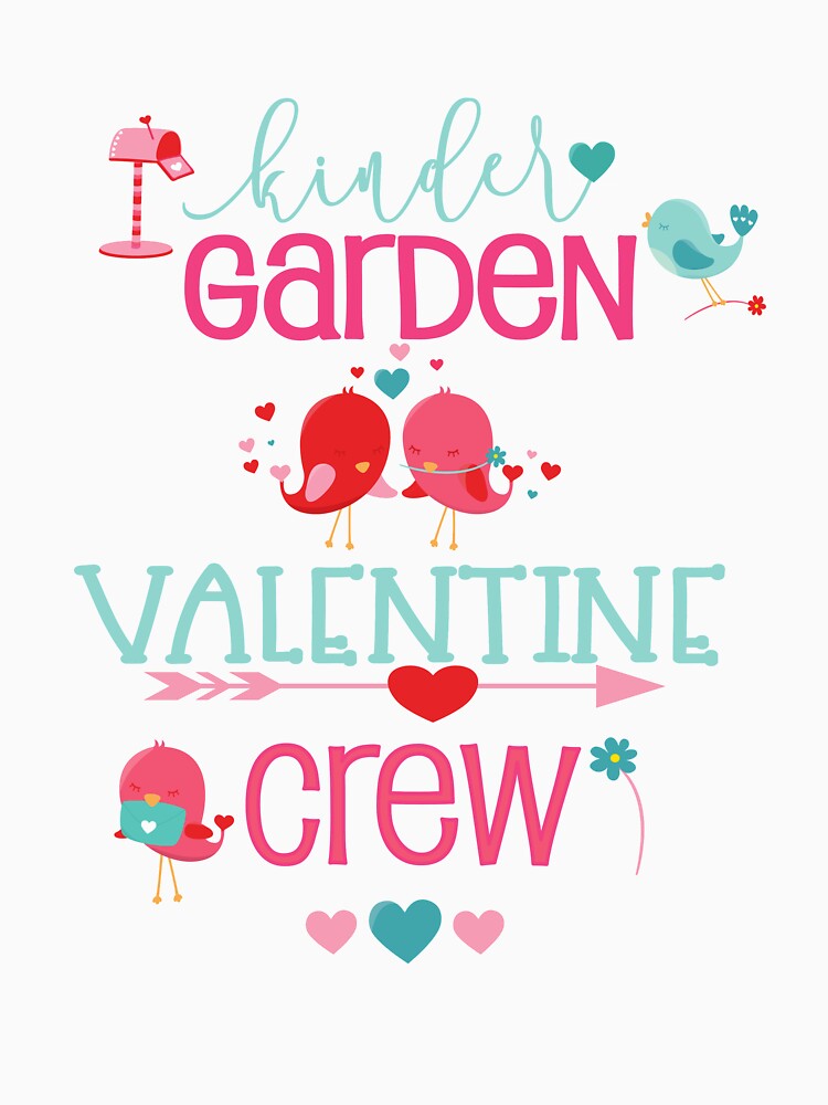 Kindergarten Valentine Holiday Party Gift Teacher Student Cute Crew & Birds by Sapphire Star