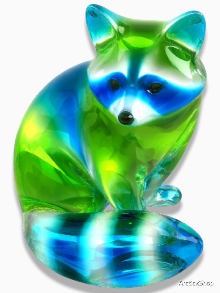 Glass Raccoon by ArcticxShop