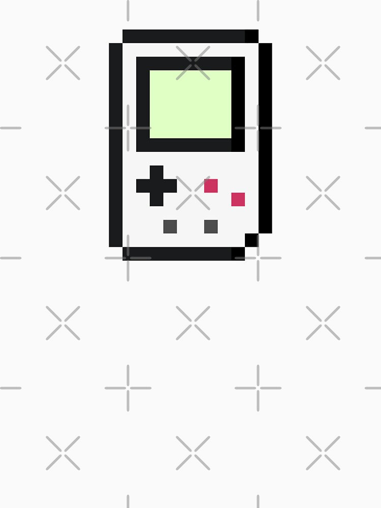 Retro Pixel Art Drawing of a Portable Game Console by RiciPaneto