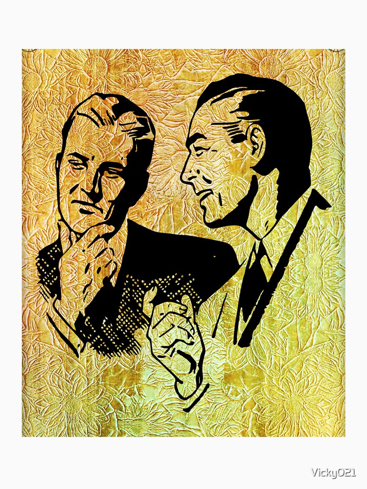 Two men Golden Pattern by Vicky021